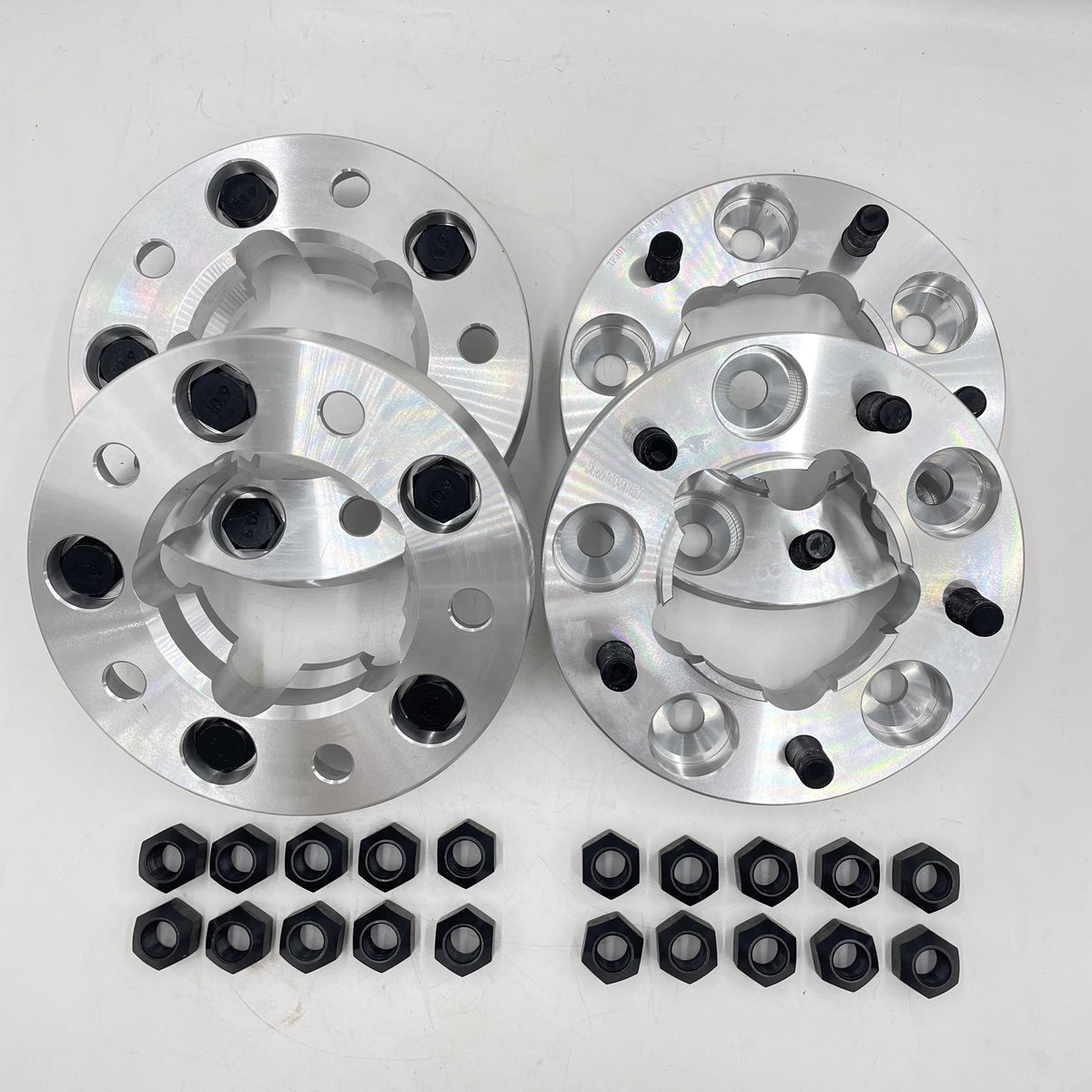 LR DEFENDER -16 DISCOVERY RRC Hub Centric Wheel Spacers+nuts 30mm TF301 SET of 4