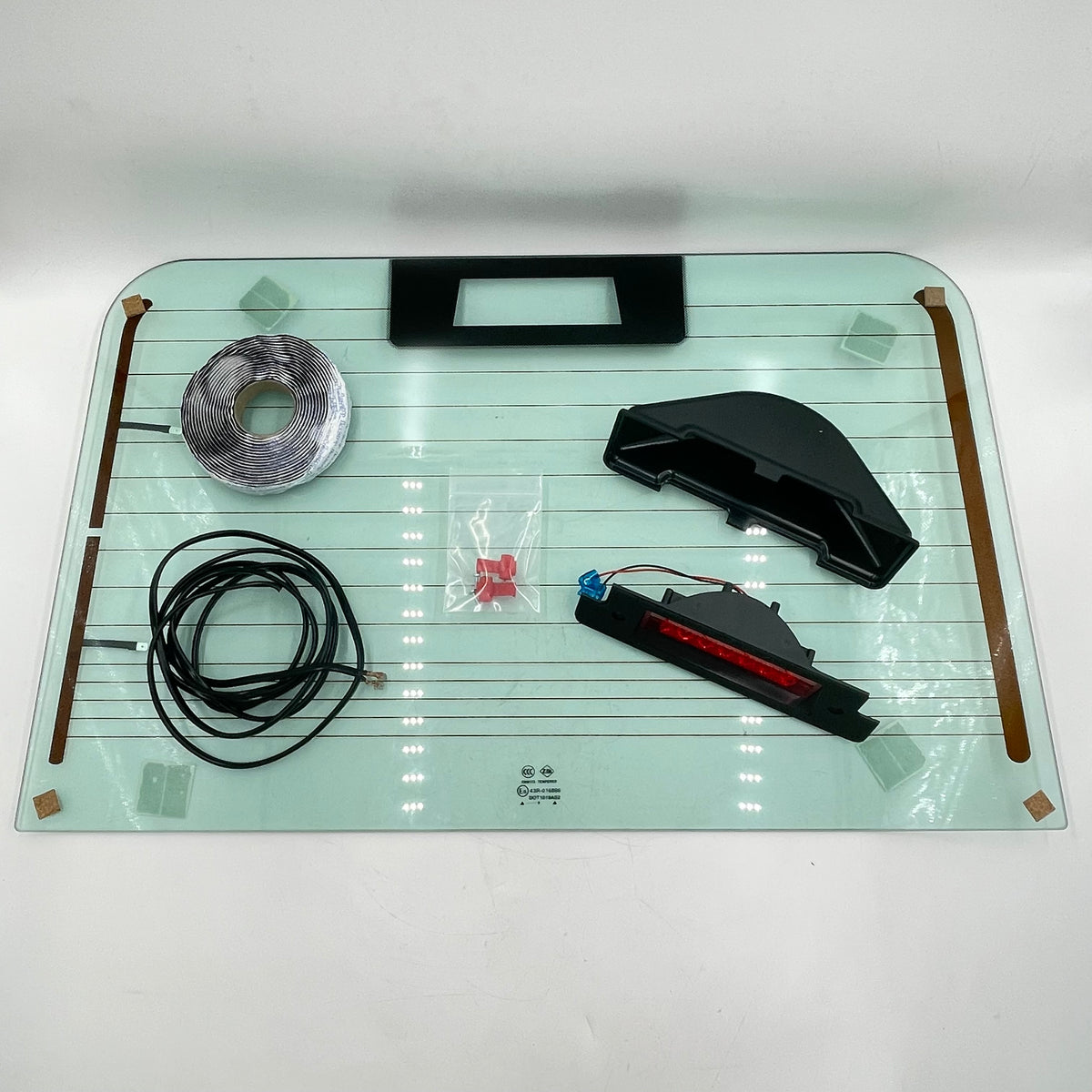 LR DEFENDER -02 Heated High Level Brake Light Rear Door Glass Conversion Kit CQB101560