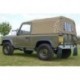 LR DEFENDER Early 90' Soft Top Full Hood No Side Windows Canvas Sand MUC4121A