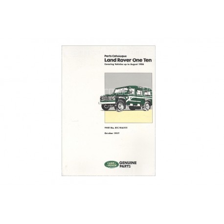 Workshop Manual - 110 Part RTC9863C