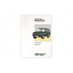 Parts Catalogue - Range Rover Classic 1986 - 1992 Part RTC9908C