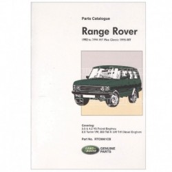 Parts Catalogue - Range Rover Classic 1992 - 1994 Part RTC9961C