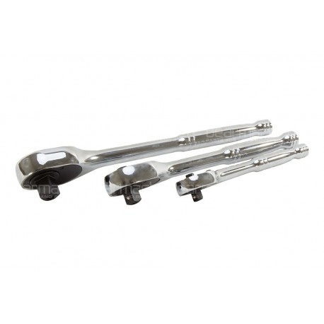 Ratchet Handle Set 1/4'' - 3/8'' - 1/2'' Drive Part BA4998