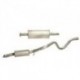 Centre Exhaust Pipe & Rear Silencer Part NTC7362