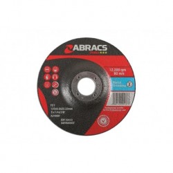 Abracs Metal Grinding Discs 125mm x 6.0mm Pack 10 Part 32053