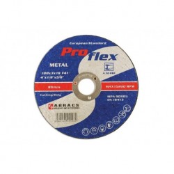 Abracs 100mm x 3.0mm Flat Cutting Discs Pack 10 Part 32055