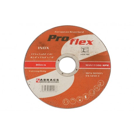 Abracs 115mm x 1.0mm Extra Thin Discs Tin 10 Part 32068