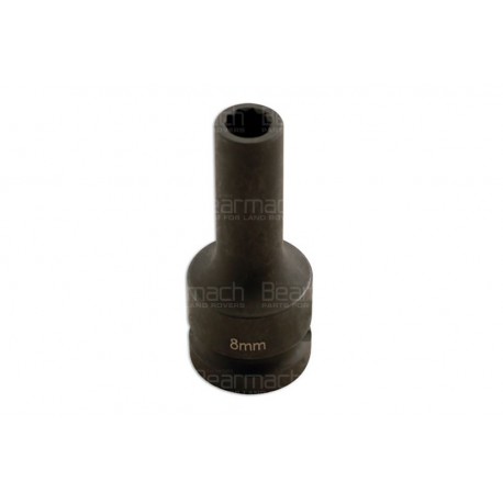 Split Rim 8mm 10 Point Impact Socket 1/2''D Part 5132