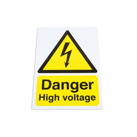 Danger High Voltage Sign Part 6642