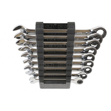 Ratchet Ring Spanner Set AF 9pc Part 6699