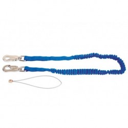 SafetyTool Lanyard - 2 x Zinc Alloy Hooks/4mm Wire Part 6876