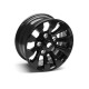 Set of Five (5) - 16'' Black Sawtooth Alloy Wheel Part LR025862 With Lugs & Caps