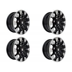 Set of Four (4) - 18'' Sawtooth Wheels Diamond Cut Part DA6635