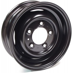 16 x 5.5 inch Black Steel Tube Style Wheels Part ANR4636PM