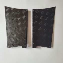 2mm Black Rear Wing Chequer Plate Part BA124D