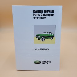Range Rover Parts Catalogue -RTC9846CH