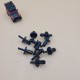 LR DEFENDER 06- Eyebrow Wheel Arch Clips / Rivets MWC9918PMA SET X10