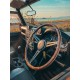 Evander Black Slim Steering Wheel Slim 48 Spline Boss - EXT900-73
