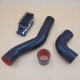 Land Rover 200 TDI Black Silicone Intercooler Hose Kit - TF736 Terrafirma D1/DEF