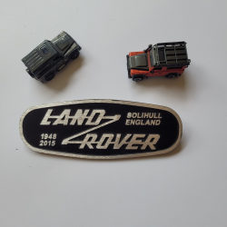 Land Rover Series Defender Solihull England 1948-2015 Aluminum Alloy Metal Badge FT-LRE052