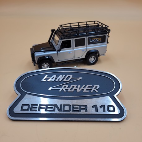 Land Rover Aluminum Cast DEFENDER 110 Badge FT-LRE077