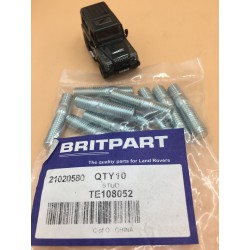 LR DEFENDER -16 Stud M8 x 37 TE108052 SET X10