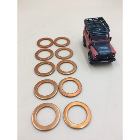 Set of 10 Fuel Injector Washers Part BR0268