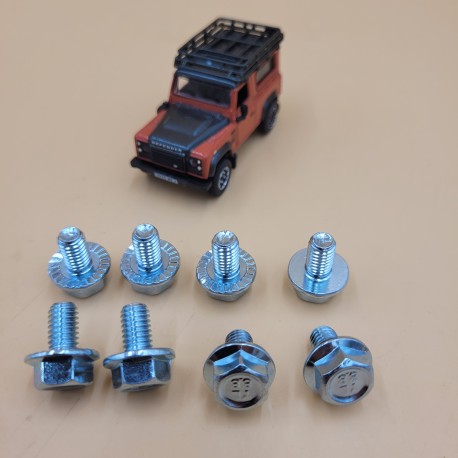 LR DEFENDER DISCOVERY Flanged Head Bolt 6x10mm BR0818 FS106101L SET X8