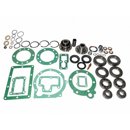 LAND ROVER DEFENDER & D1 LT230 TRANSFER BOX OVERHAUL KIT INC FLANGES OEM DA3205G