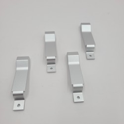 Aluminum Alloy Defender Interior Door Locking Buttons Silver DA8944 SET of 4 SAP-DEF-102