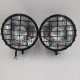 Land Rover Series I 8 inch HD Driving Lamps Black Part BA3035