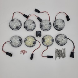 LED 73mm Clear Lamp Upgrade Kit Part BA9718UK