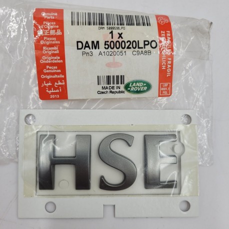 LAND ROVER RANGE ROVER 03-08 GENUINE REAR TAIL BRUNEL DECAL EMBLEM BADGE HSE DAM500020LPO