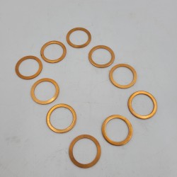 DEFENDER DISCO RRC LT77 & R380 Gearbox Copper Drain Plug Washer FTC4112 SET X10