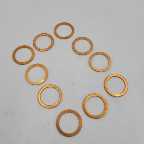 DEFENDER DISCO RRC LT77 & R380 Gearbox Copper Drain Plug Washer FTC4112 SET X10