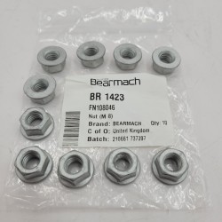 Set of 10 Nuts Part BR1423