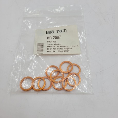 LR DEFENDER DISCOVERY RRC Sump Plug Washers FRC4808 SET X10