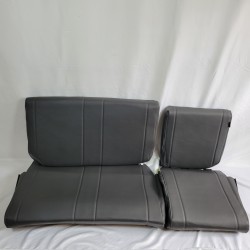 Land Rover Defender 110 130 up to 2007 Grey 60/40 Bench Seat Trim Kit with a second row split bench EXT359-DGV