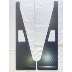 Wing Top Protector - 3MM Black Chequered Plate - Part BA113B-3