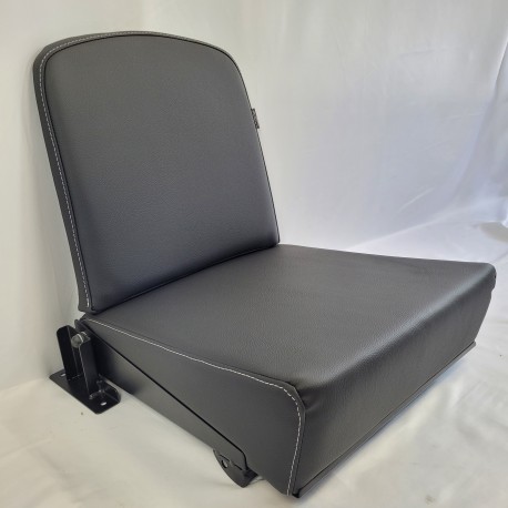 Seat Rear Fold Up XS Vinyl Twin White Stitch EXT050-XSVINYL