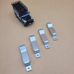 LR DEFENDER -16 Interior Door Lock Button Aluminium DA8944 SET of 4 SAP-DEF-102