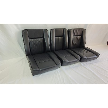 LAND ROVER SERIES DELUXE SEAT KIT BLACK PART DA4298