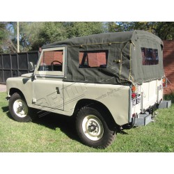 Soft Top Full With Side Windows Canvas Green For 88 Series Part 331113AG