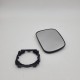 LAND ROVER DISCOVERY 1 DOOR MIRROR GLASS R/H AND MOUNTING CLIP STC4625+CRD100640