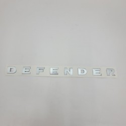 Land Rover DEFENDER Silver HOOD BADGE LETTERING LETTERS FT-LRE031