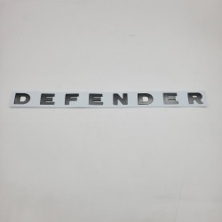 Land Rover DEFENDER Grey HOOD BADGE LETTERING LETTERS FT-LRE031G