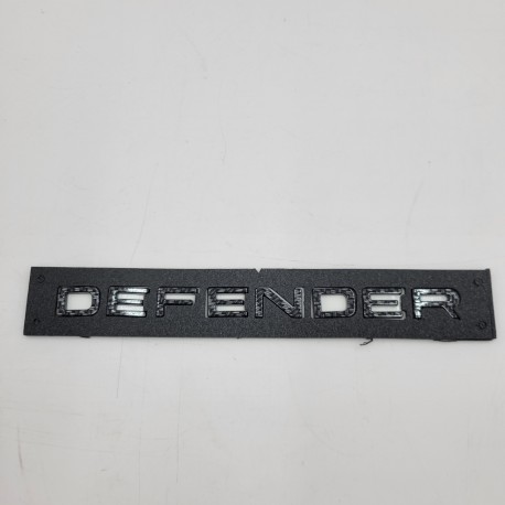 Land Rover Defender 2020-2022 Rear Badge Emblem Carbon FT-LRE051