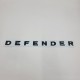 Land Rover DEFENDER COUNTY 90 110 Gloss Black HOOD BADGE LETTERING LETTERS