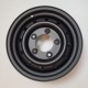 16'' x 6.5 Heavy Duty Wolf Steel Wheel Matt Black Part ANR4583 (1) damage New