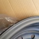 16'' x 6.5 Heavy Duty Wolf Steel Wheel Matt Black Part ANR4583 (17) damage New